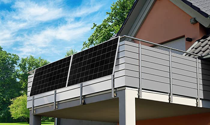 Soporte de montaje del panel solar de ángulo ajustable del sistema solar del balcón del hogar para la casa