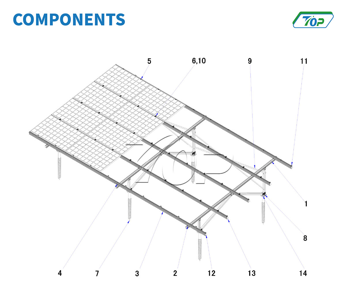 ground mount solar rack