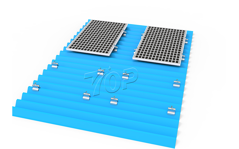 Solar mounting system for metal roof