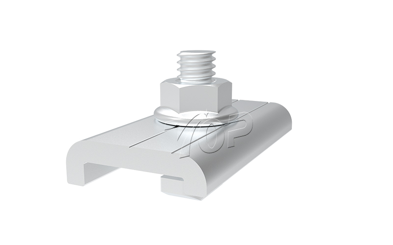 Mounting clamp for rail