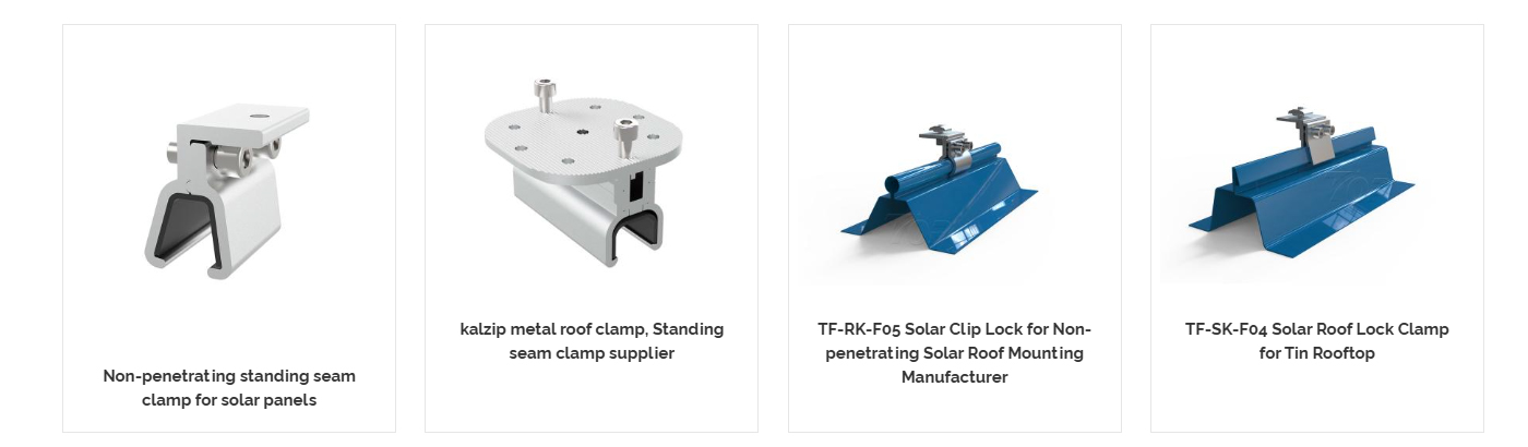 standing seam solar clamps manufacturer