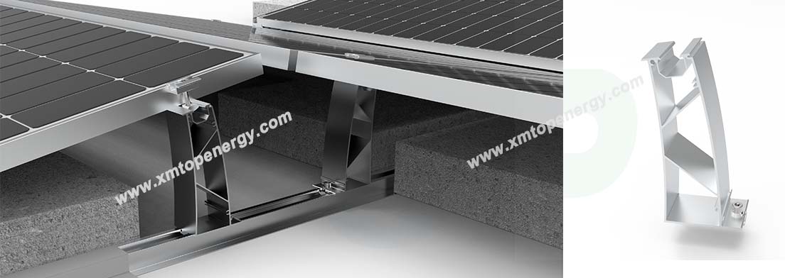 Ballasted Metal Roof Mounting solution