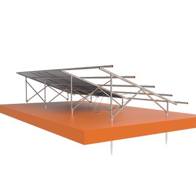 W-type ground solar racking