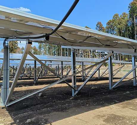 Soportes de panel solar de 220kw para tierra