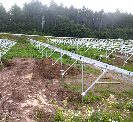 Solución de marcos de montaje en tierra del panel solar de 568KW